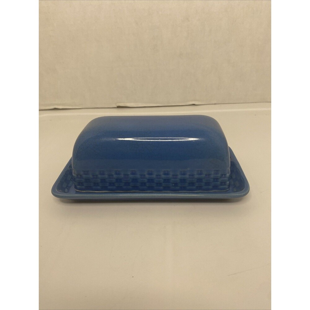 Blue Butter Dish Holder From Japan